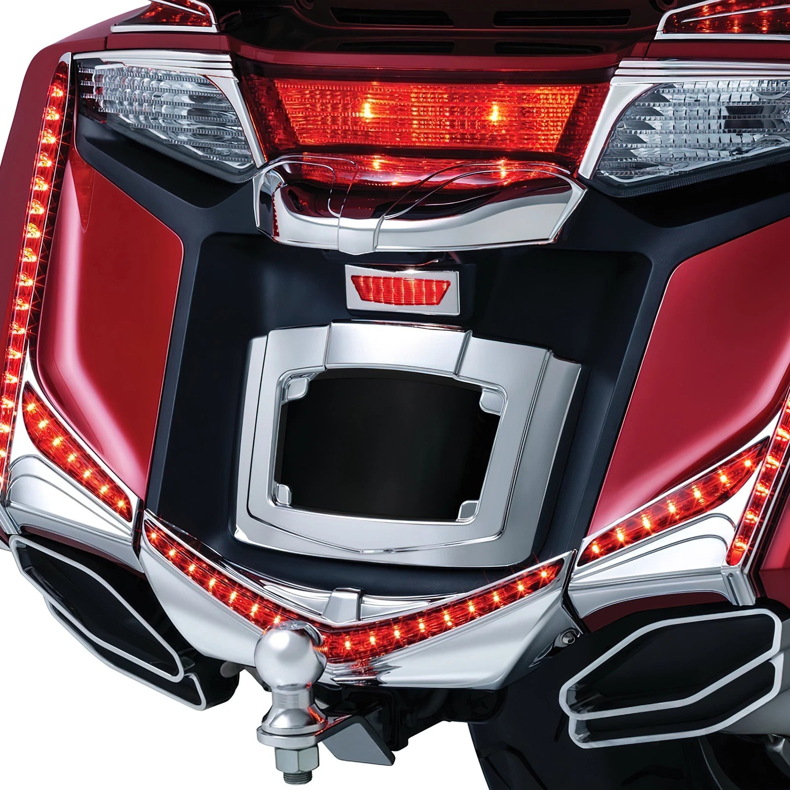 Fender Tip Accent Vertical Under Brake Turn Light for Honda GL1800 F6B (2012–2017)