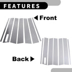 7pcs Window Trim Cover for Ford Explorer (2002–2010) Chrome Silver Tone