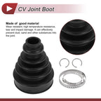 Inner CV Joint Boot Kit with Clamps for BMW X5 (2000–2006) - 31607565315