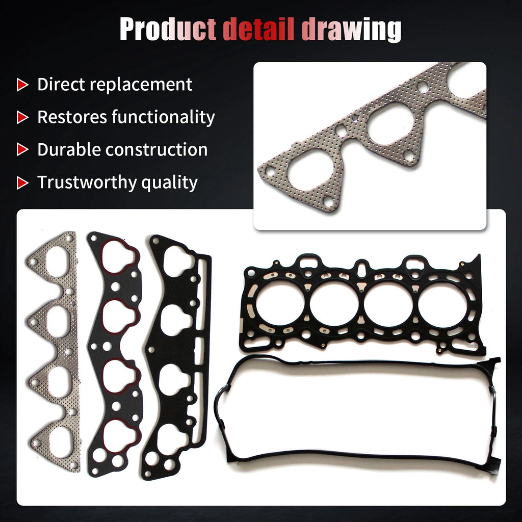 Head Gasket Set for Honda Civic 1.6L SOHC (1996-2000)