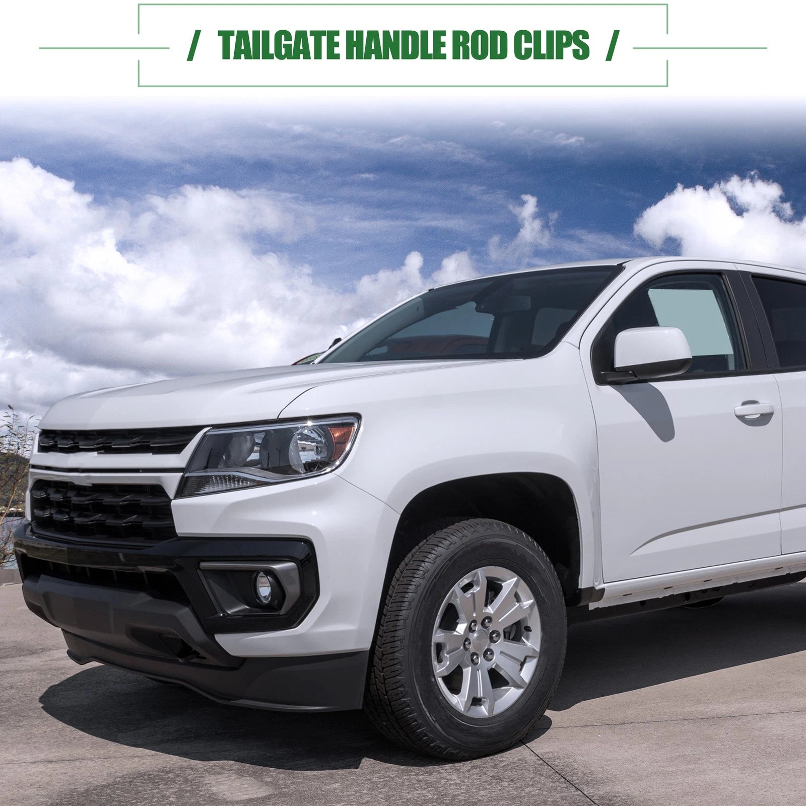 Set of 6 Tailgate Handle Rod Clips for Chevrolet Silverado (1999–2009) No.88981030