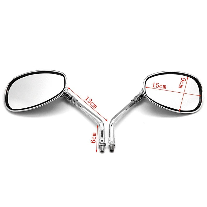 Chrome Rearview Mirrors for Honda CB500F, CB300F, CB1000C, CB1100A (2013–2023)