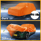 Car Cover Waterproof for BMW Mini Cooper 2DR (2002–2021) Orange Cotton