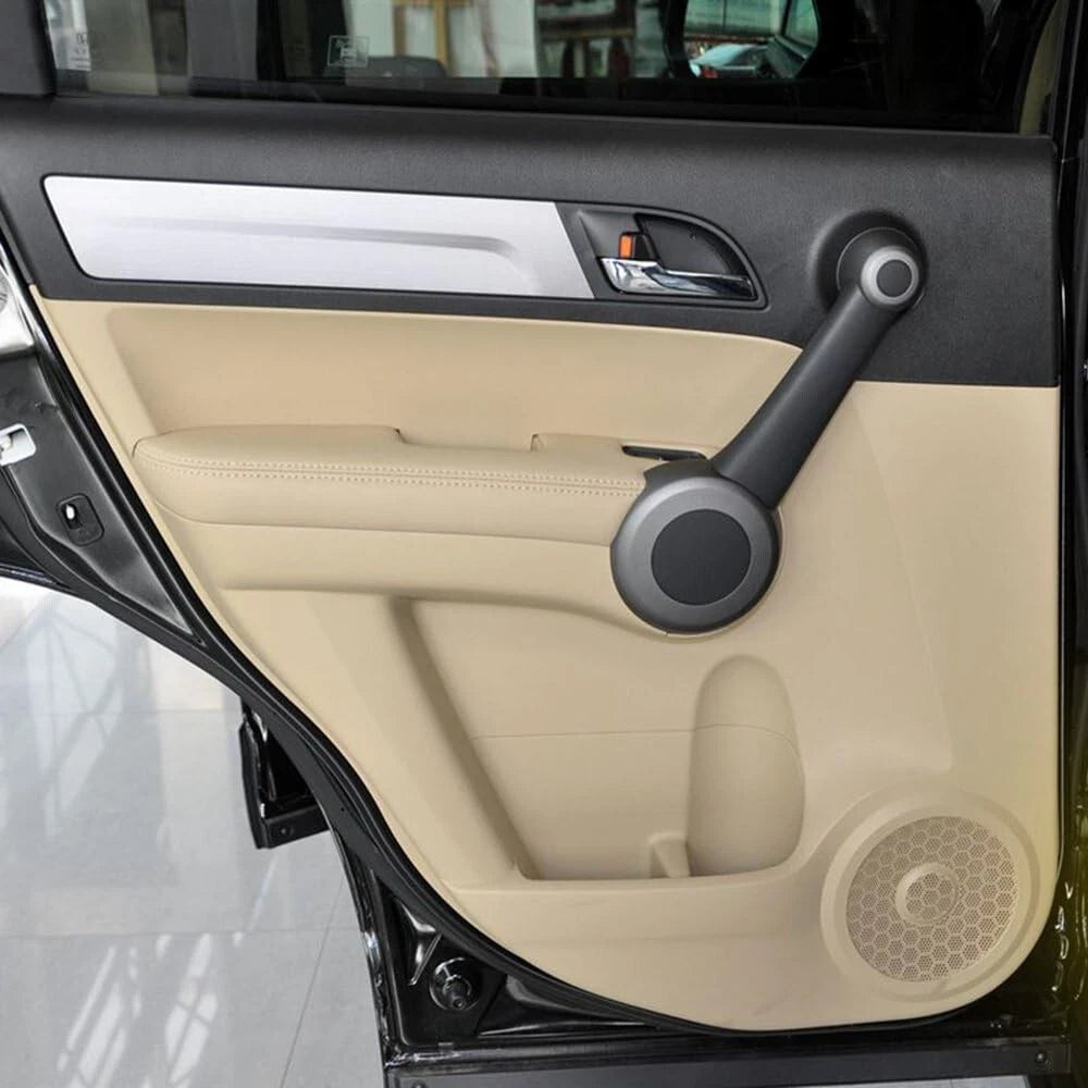 Leather Front Door Panels Armrest Cover for Honda CR-V (2007â2012) Beige Tan