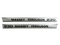 Bonnet Decal Set for Massey Ferguson 230 Tractor
