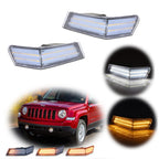 Dynamic Amber LED Signal DRL Lamp for Jeep Patriot (2007–2017)