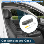 Sunglasses Case for Honda Accord (2018–2023) Eyeglasses Holder ABS Dark Grey