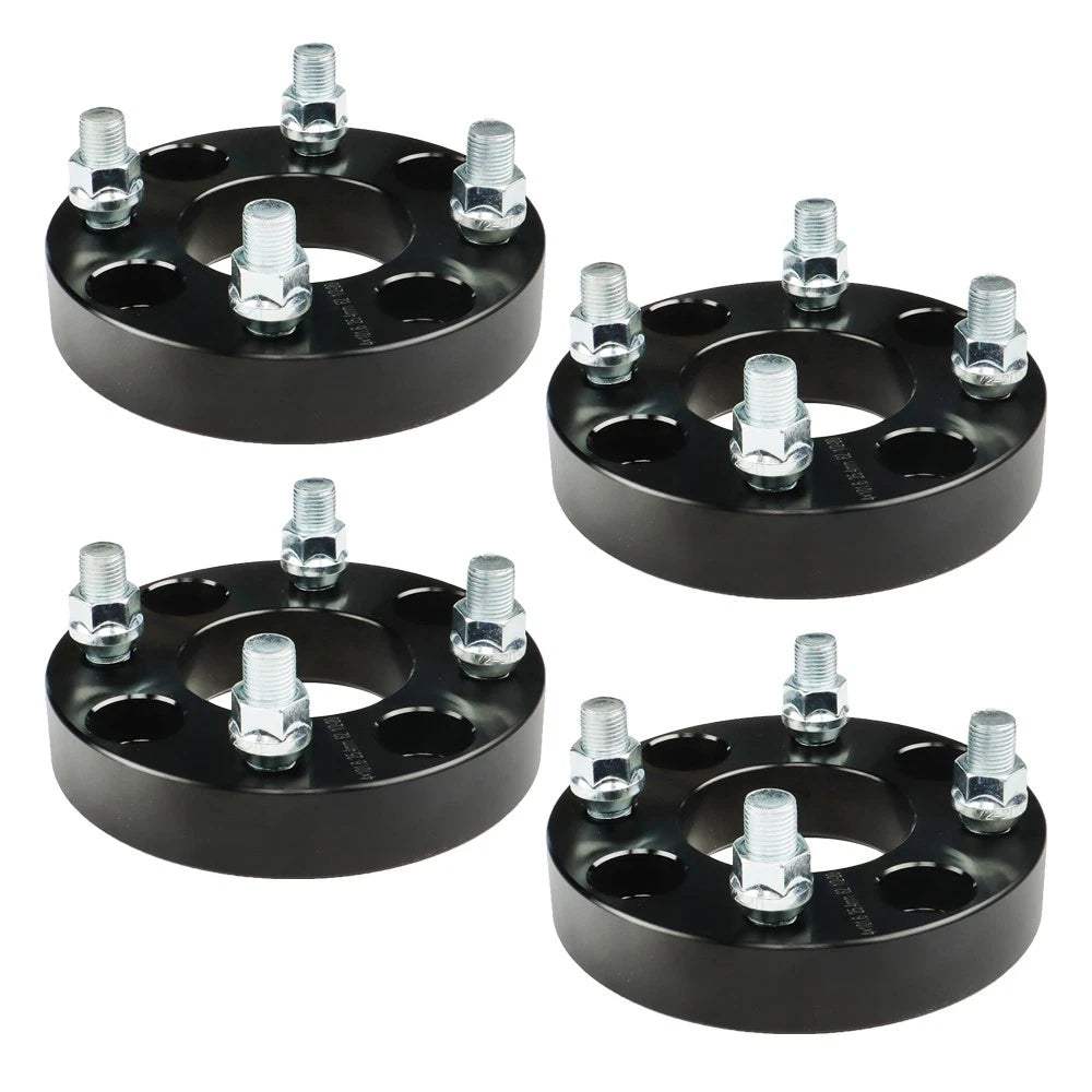 Set of 4 Wheel Spacers for Golf Cart (1/2x20 Studs, 62mm Hub Bore)