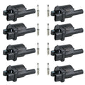 Set of 8 Ignition Coils & NGK Iridium Spark Plugs for Camaro Corvette
