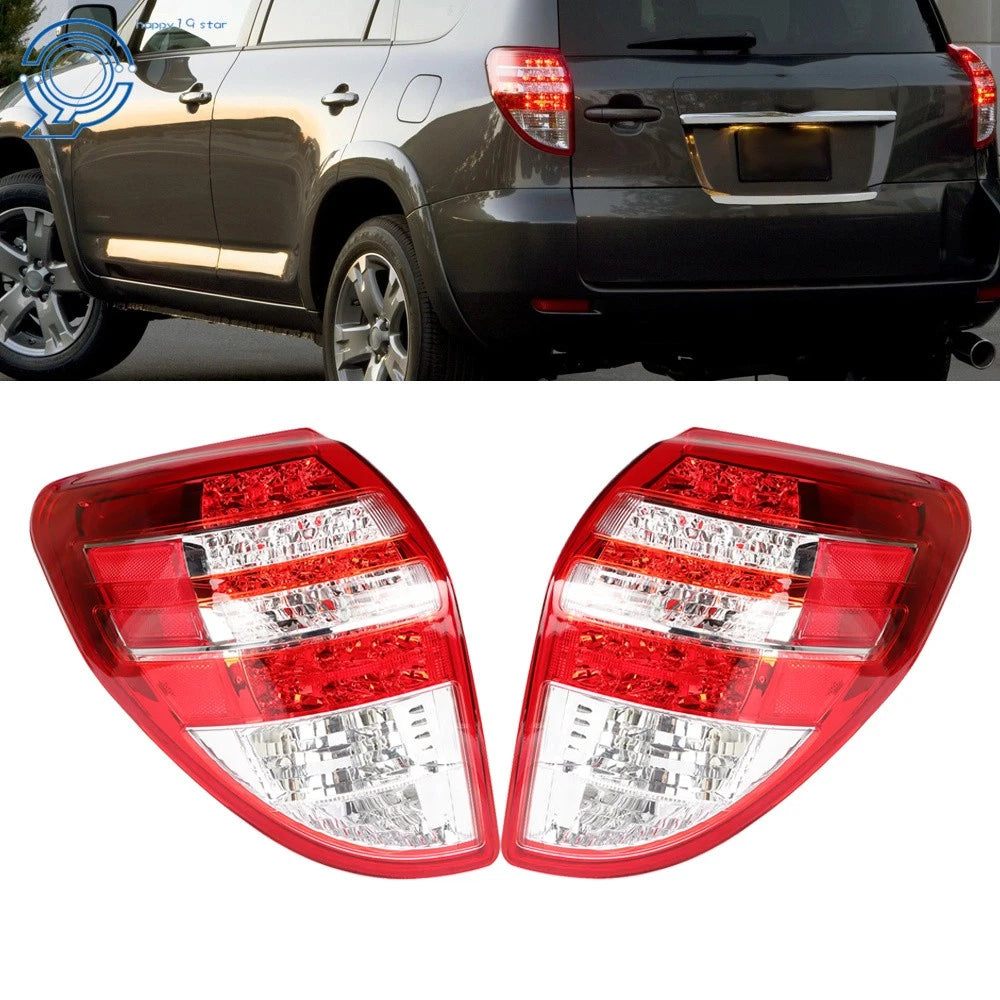 2X Tail Light for Toyota RAV4 (2009–2012) Clear Replace Driver+Passenger