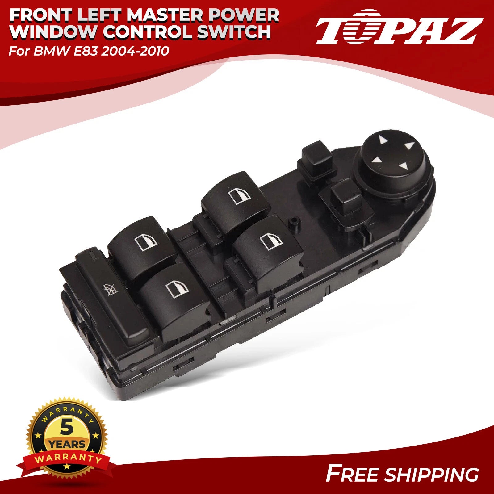 Master Power Window Control Switch for BMW X3 E83 (2004–2010)