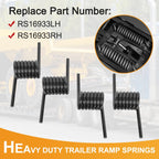 2 Pair Heavy Duty Trailer Ramp Springs for Trailer