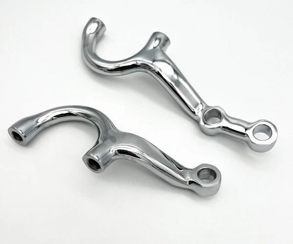 Chrome Steering Arms 1-3/4 In Drop for 1937-1948 Ford Spindles