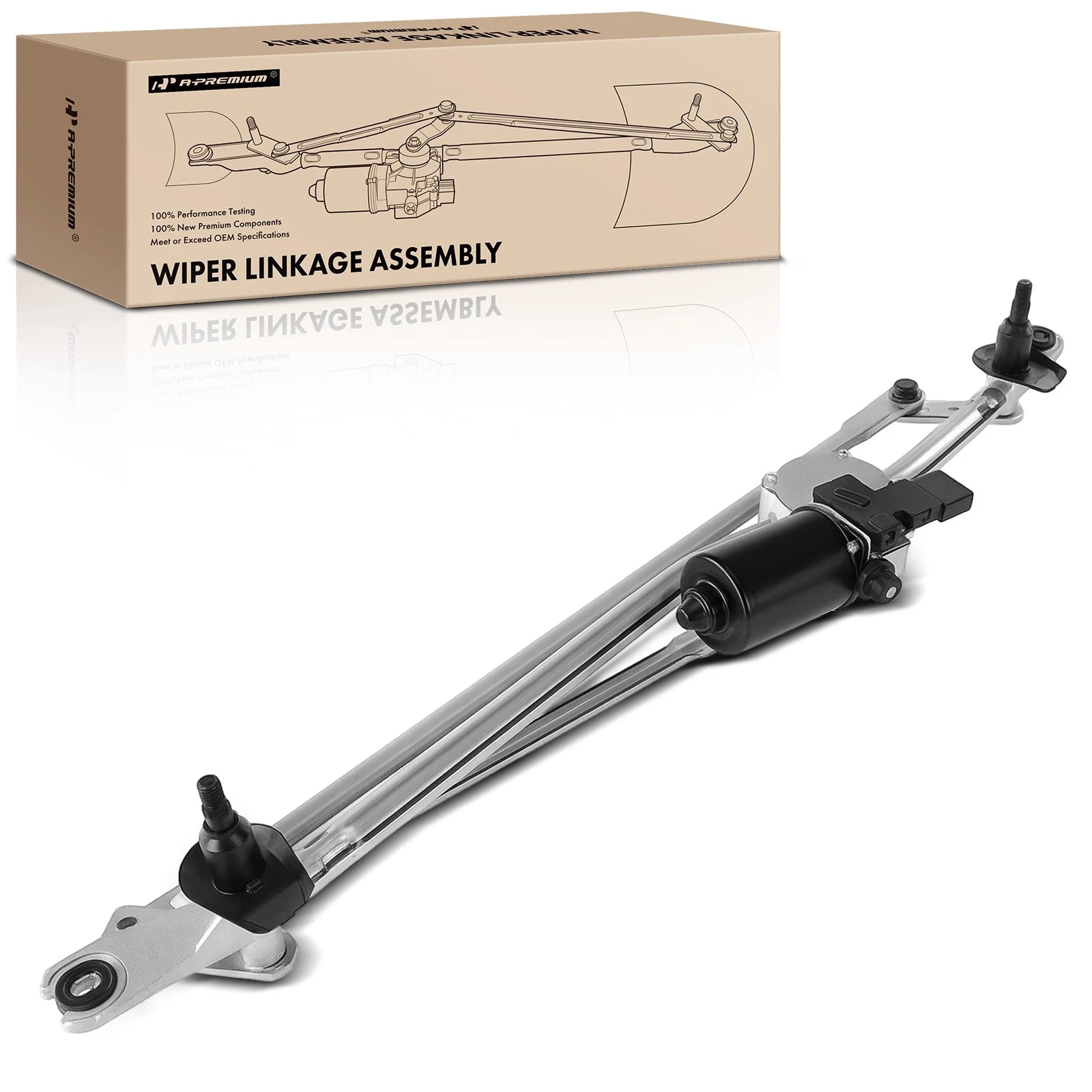Front Wiper Motor & Linkage Assembly for Chevy Tahoe GMC Yukon (2021–2023)