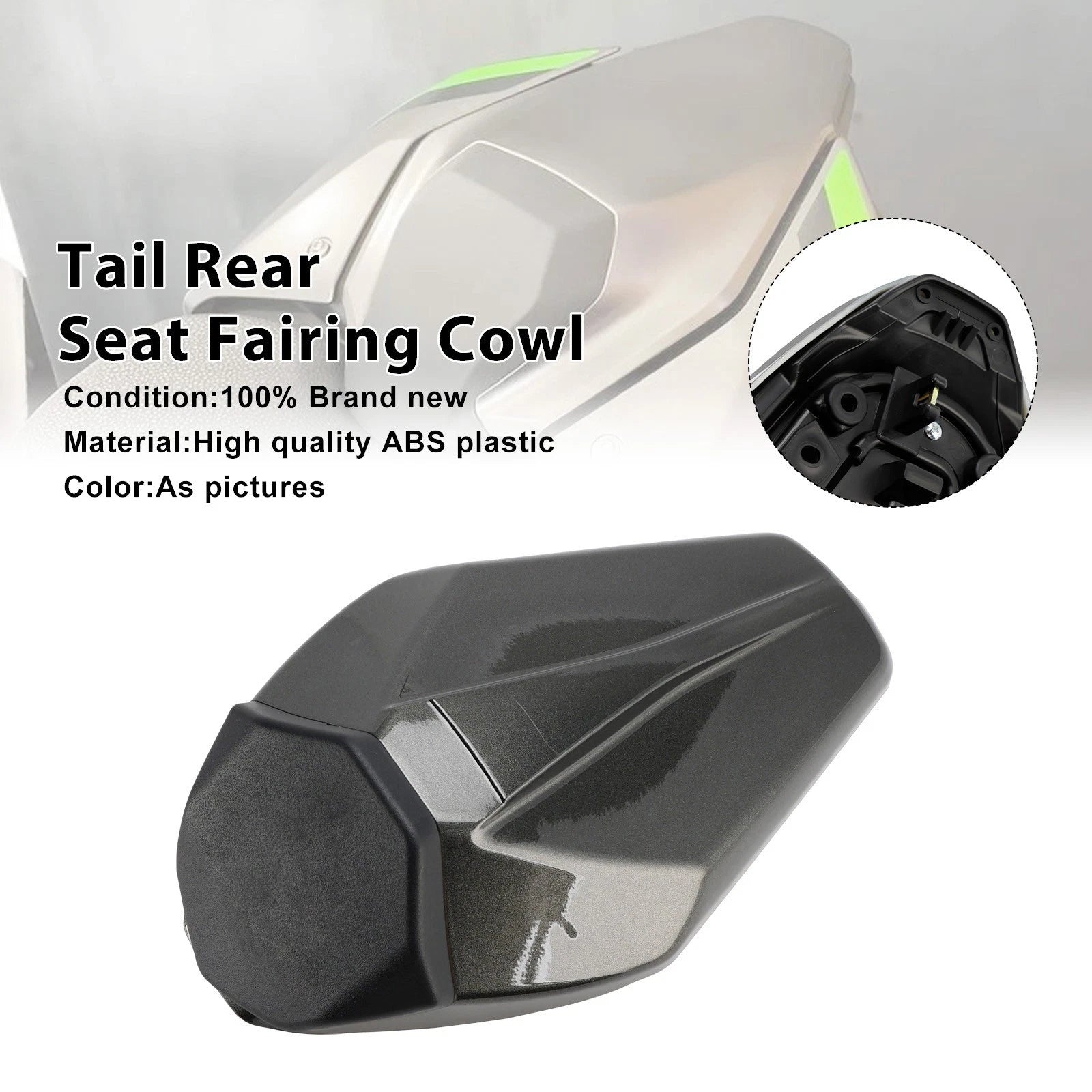 Tail Rear Seat Fairing Cowl for Kawasaki Z900 Z900SE (2025–2026) Gray