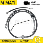Front Brake Hose Line & Pipe Kit for Yamaha YFM450 4x4 Grizzly (2011–2014)