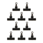 Set of 10 Fishing Swivels 15x17mm Alloy Copper Accessories