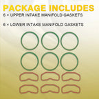 12 PCS Intake Manifold Gaskets for Audi 3.0T S4 S5 A6 A7 A8 Q5 (2010–2021)