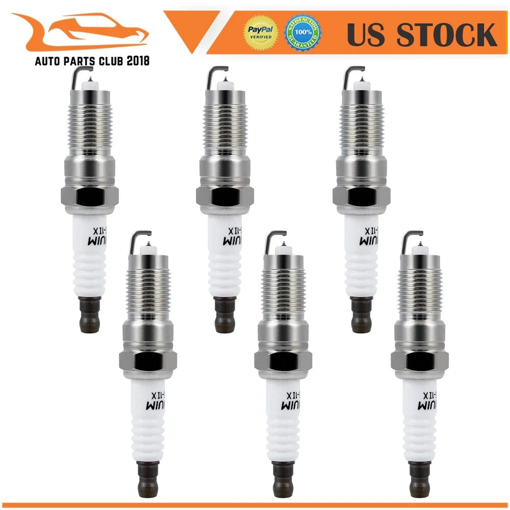 Set of 6 Iridium Spark Plugs for Ford Freestar (2006–2007)