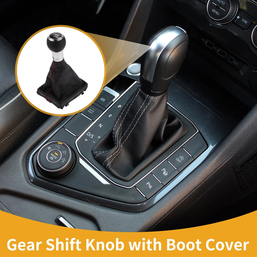5 Speed Gear Shifter Knob with Cover for Audi A3 (2008–2013)