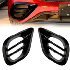 Black Front Bumper Fog Grill Trim for Mercedes Benz W213 E-Class (2020+)