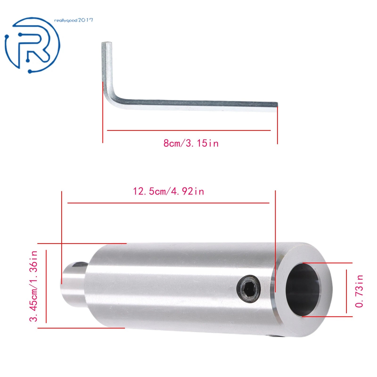 Annular Cutter Adapter for High Carbon Steel 3/4" Shank (4" Extension)