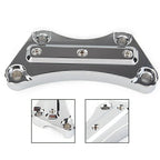 CNC Top Handlebar Riser Clamp for Harley Touring Street Road King Glide (2009-2023)