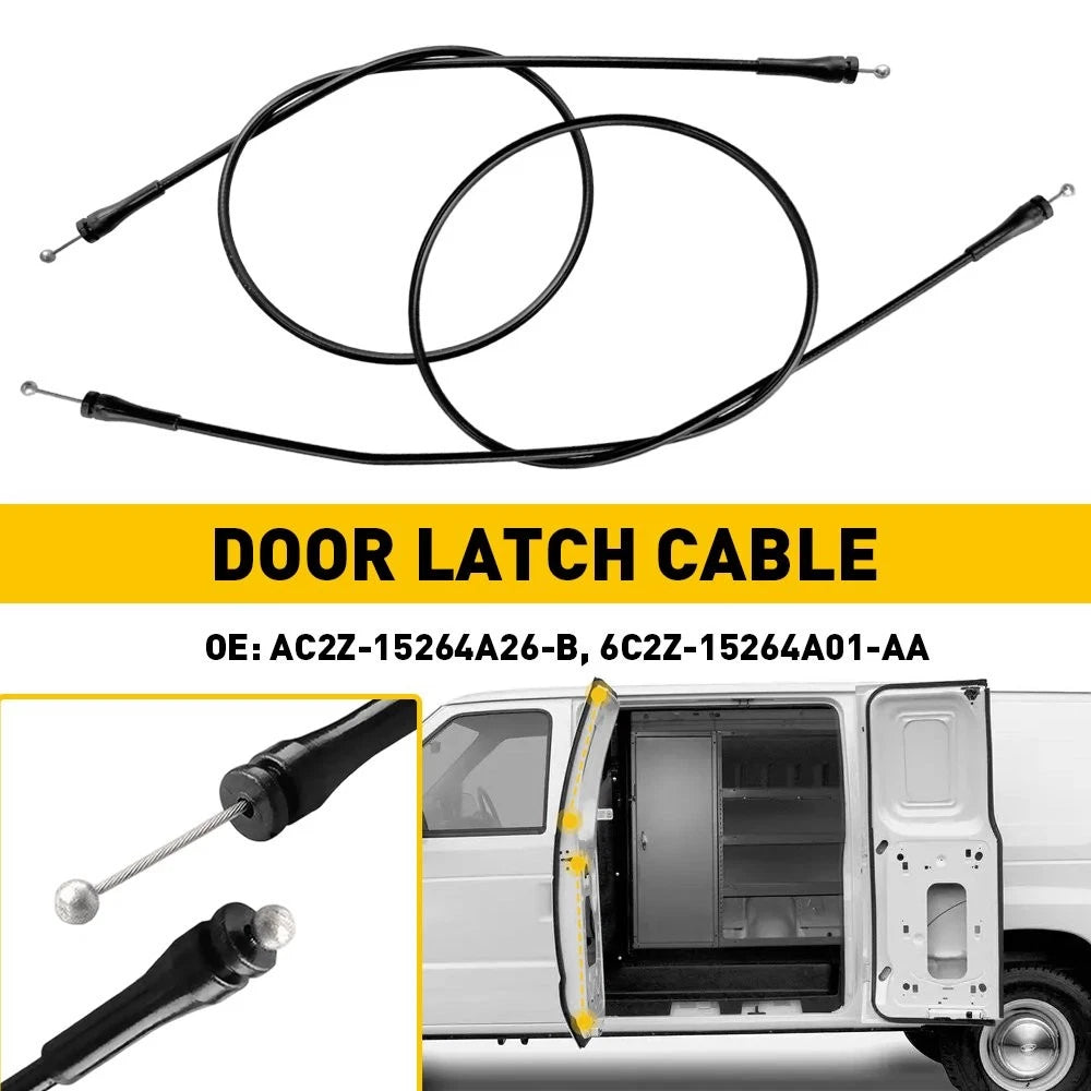 Side Cargo Door Latch Release Cable for Ford E150, E250 (2004–2014)