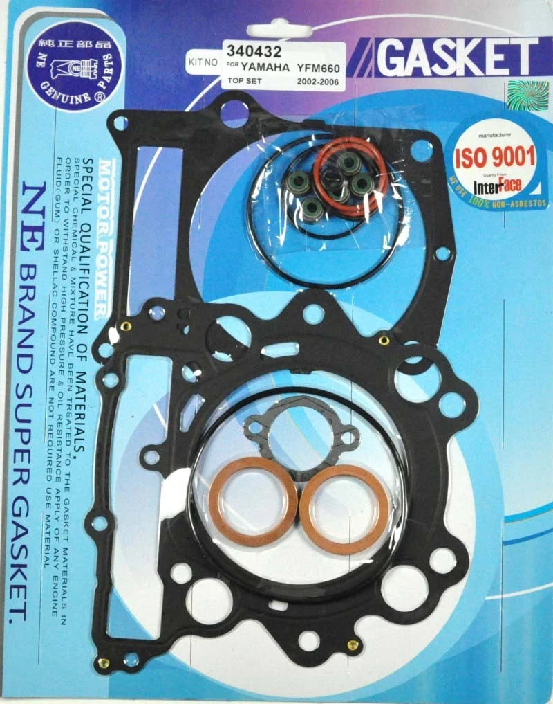 Top End Head Gasket Kit for Yamaha Grizzly 660 4X4 (2002–2008)