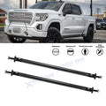 2X Racing Front Bumper Lip Splitter Strut Rod Spoiler for GMC Sierra (2015–2019)