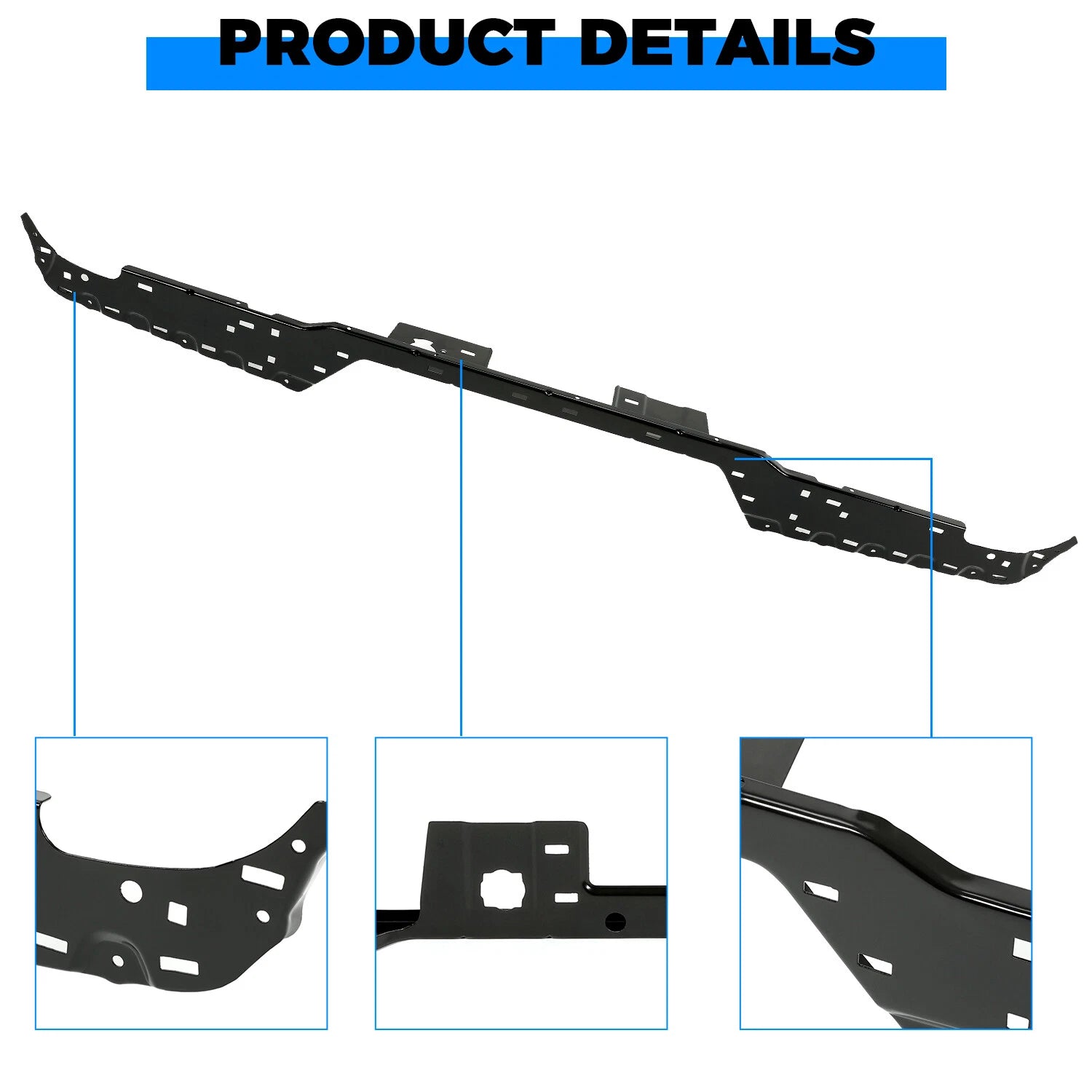 Bumper Reinforcement Impact Bar for Chevy Silverado 1500 2500 HD (2007–2013)