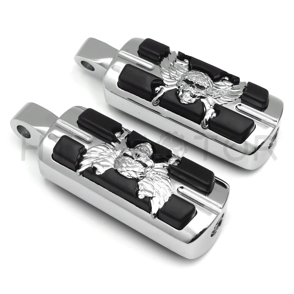Pirate Skull Footpeg for Suzuki Boulevard Intruder S83 VS1400 Marauder 800 VZ800