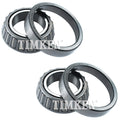 Set of 2 Front Outer Wheel Bearings Timken for Mazda B2000 B2200 B2600 (RWD)