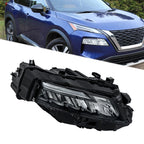 Full LED Headlight for Nissan Rogue S (2021–2023) Black Trim Right Side