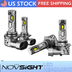 Set of 2 9005 + 9006 LED Headlight Kit Bulbs for High Low Beam (6500K)