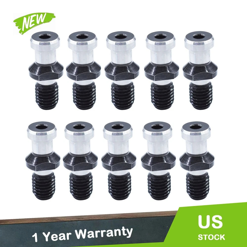 Set of 10 Pull Stud Coolant Thru Retention Knobs for Mori Doosan