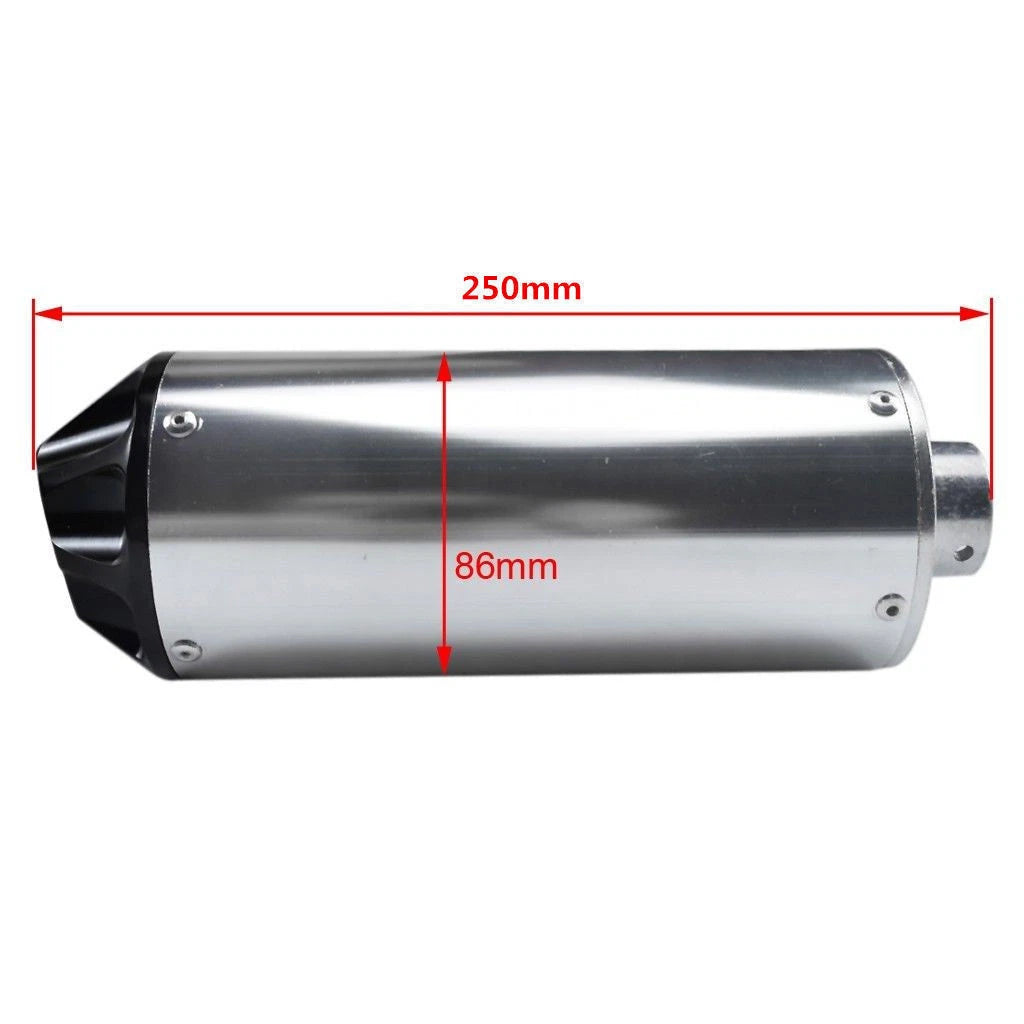 Exhaust Muffler for CRF 50 70 BBR KLX DHZ 50 90 110 125 CC (28mm Black)