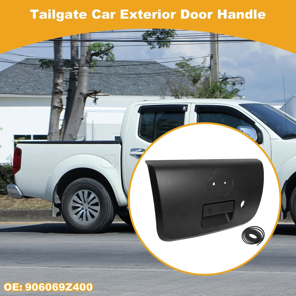 Rear Door Handle No. 906069Z400 for Nissan Frontier (1 Pcs) Black ABS
