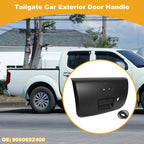 Rear Door Handle No. 906069Z400 for Nissan Frontier (1 Pcs) Black ABS