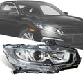 Halogen Projector Headlight for Honda Civic (2016–2018) Right Side
