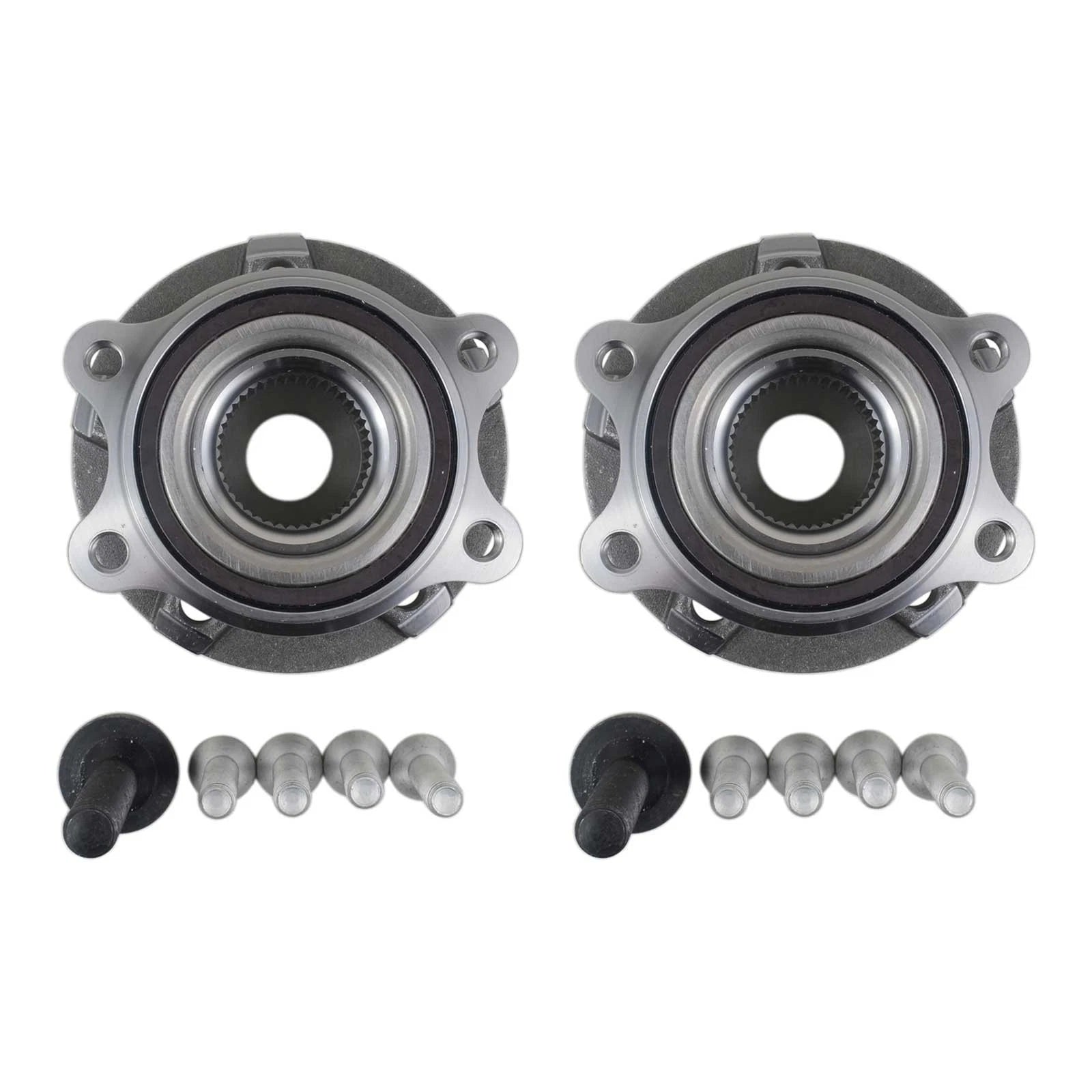 2X Front Wheel Hub & Bearing for Audi A4 A5 A6 A7 A8 Q5 S6 S7 RS5 (2000–2023)