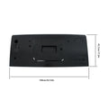 Rear Tailgate Shell for Jeep Wrangler (2007–2018) Steel Black
