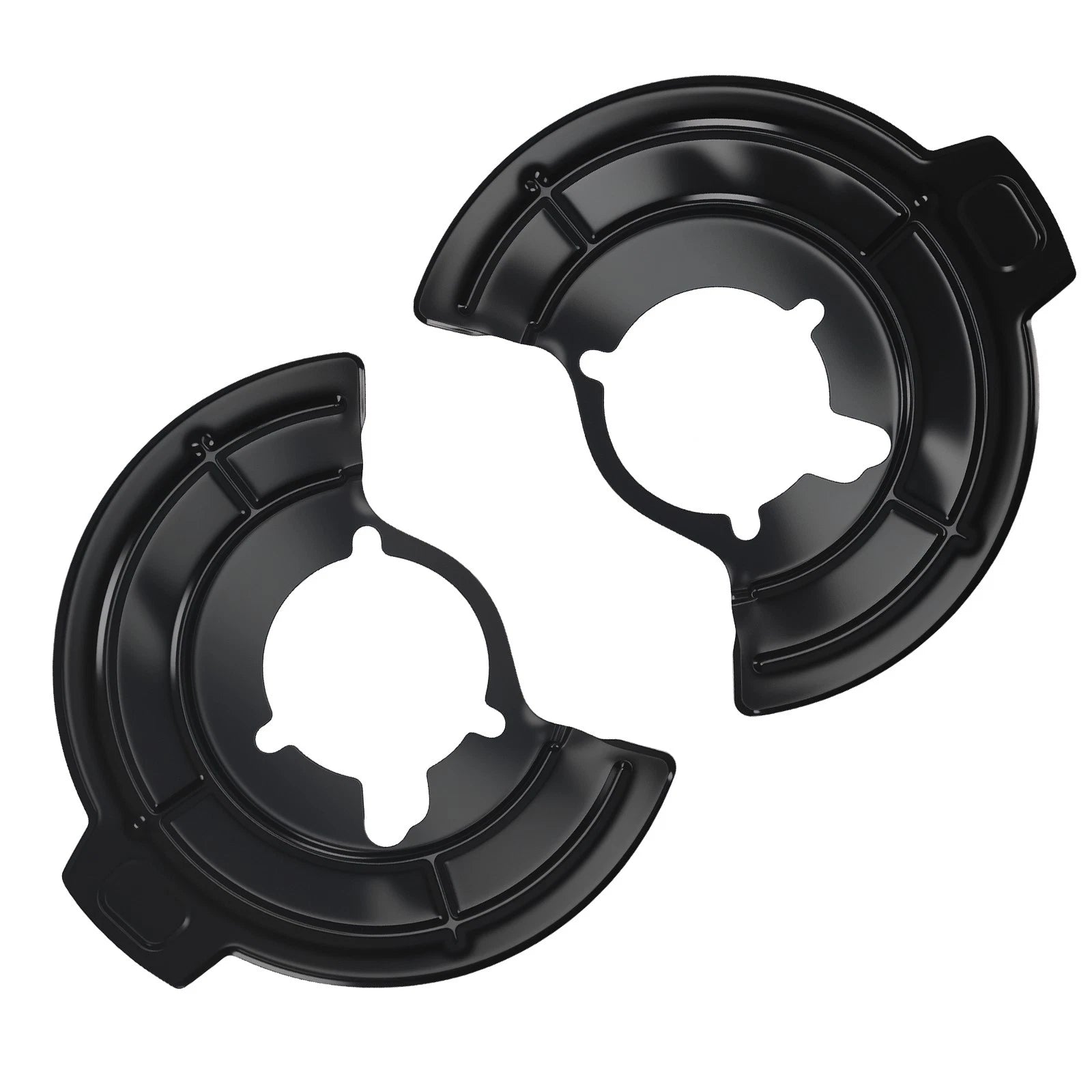 2X Front Disc Brake Splash Shields for Jeep Wrangler (2007–2018)