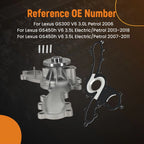 Cooling Water Pump for Lexus IS 350 RC 300 RC 350 (2006–2018)