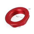 Billet Steering Stem Nut for Suzuki GSXR 600/750, YZF-R1, ZX6R, S1000RR (All Years) Red