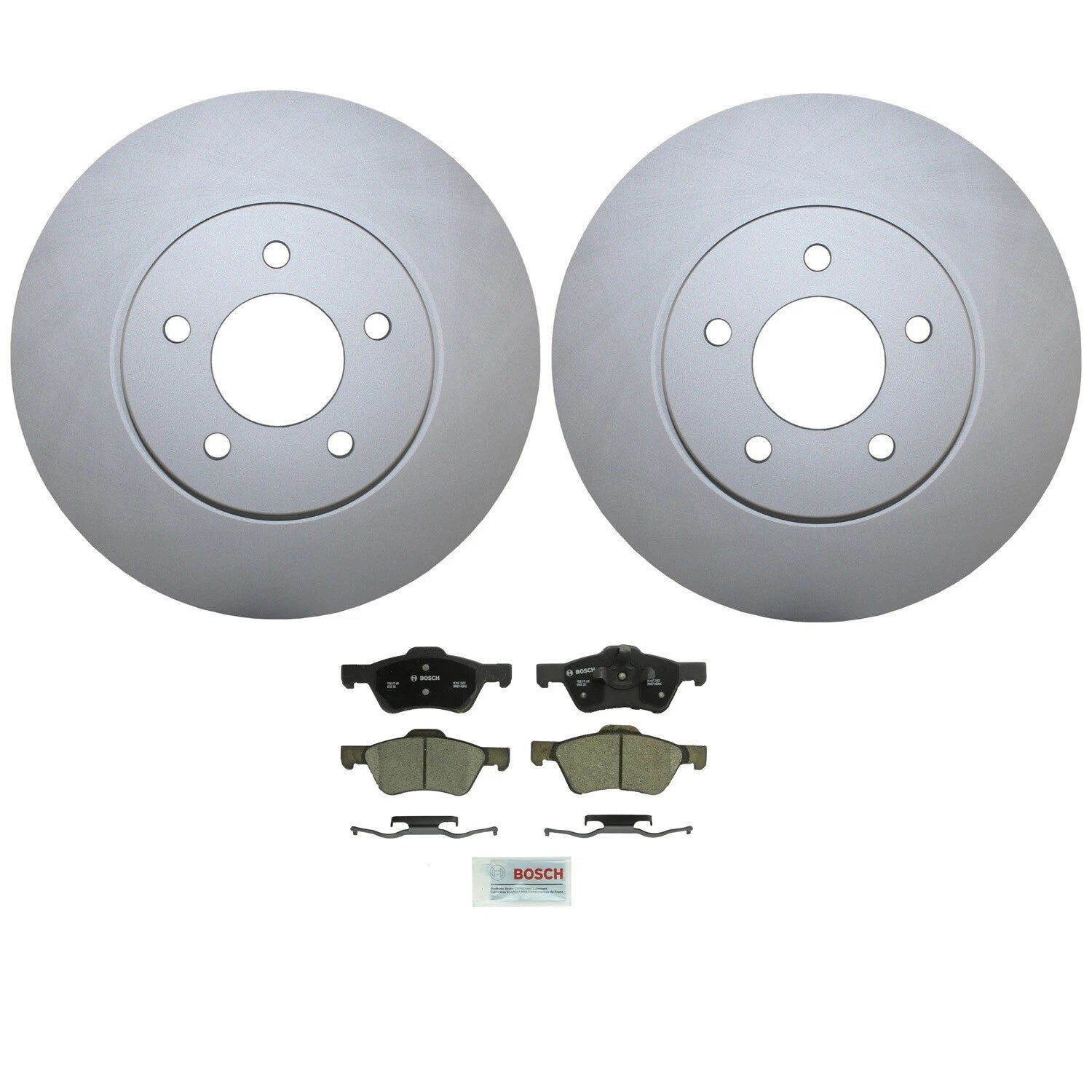 Front Brake Kit with 303mm Disc Rotors & Bosch Ceramic Pads for Escape Tribute Mariner (2001–2012)
