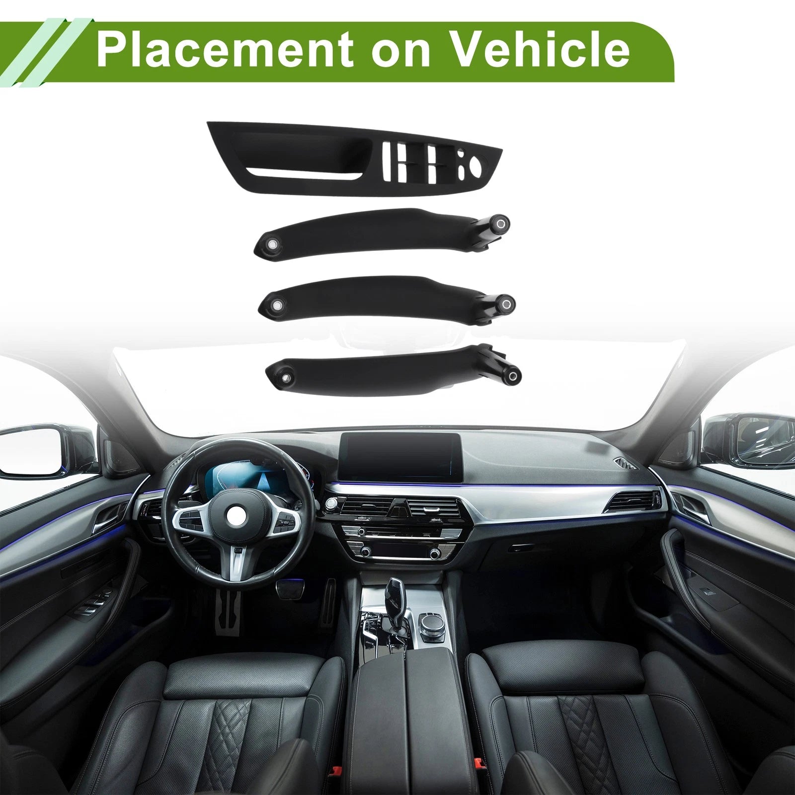 Set of 1 Driver's Side Window Switch Bezel Cover for BMW X5 (2008–2013)