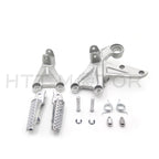 Silver Front Foot Pegs Footrest Bracket Mount for Honda CBR1000RR (2008–2015)
