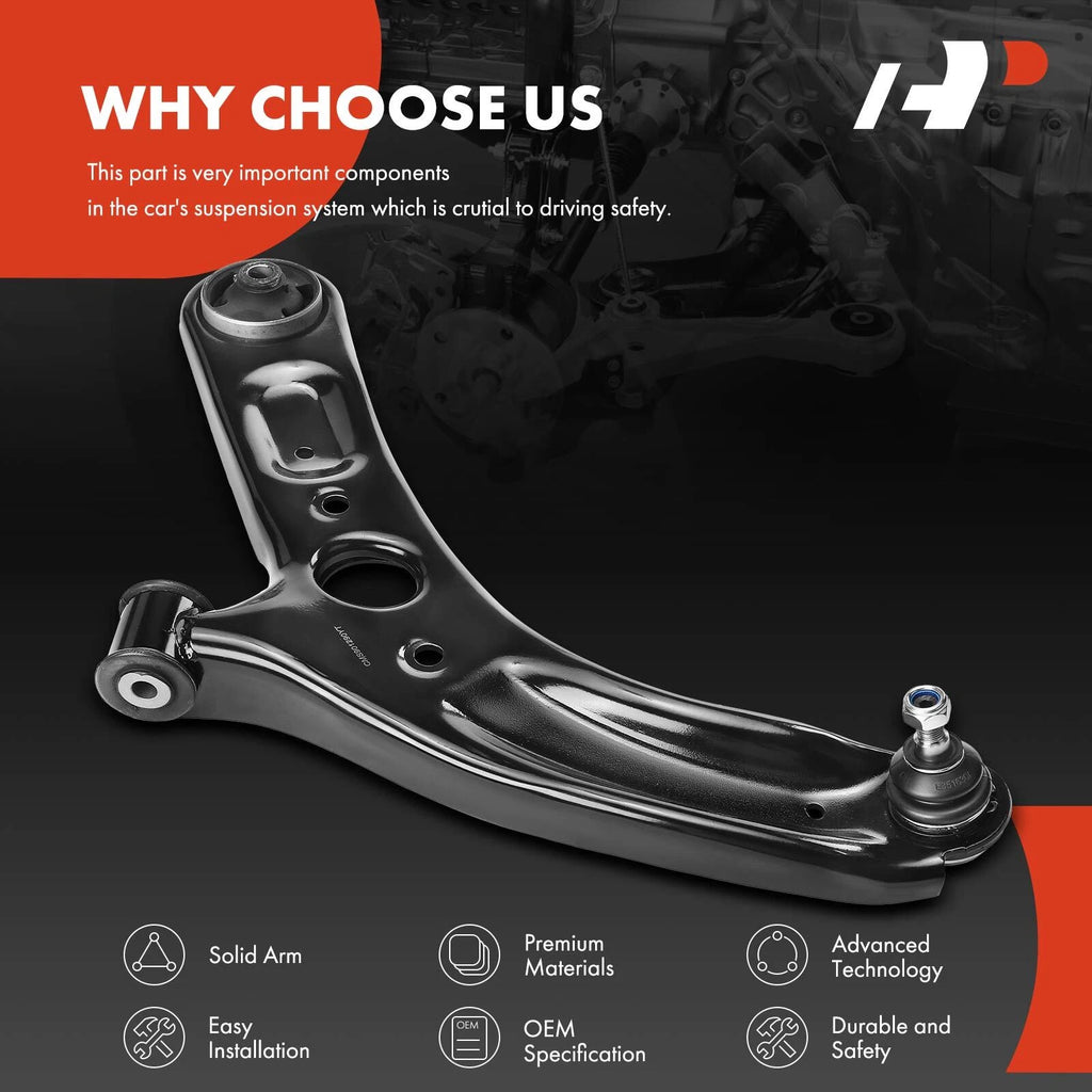 Front Left Lower Control Arm with Ball Joint for Kia Forte (2010-2018)