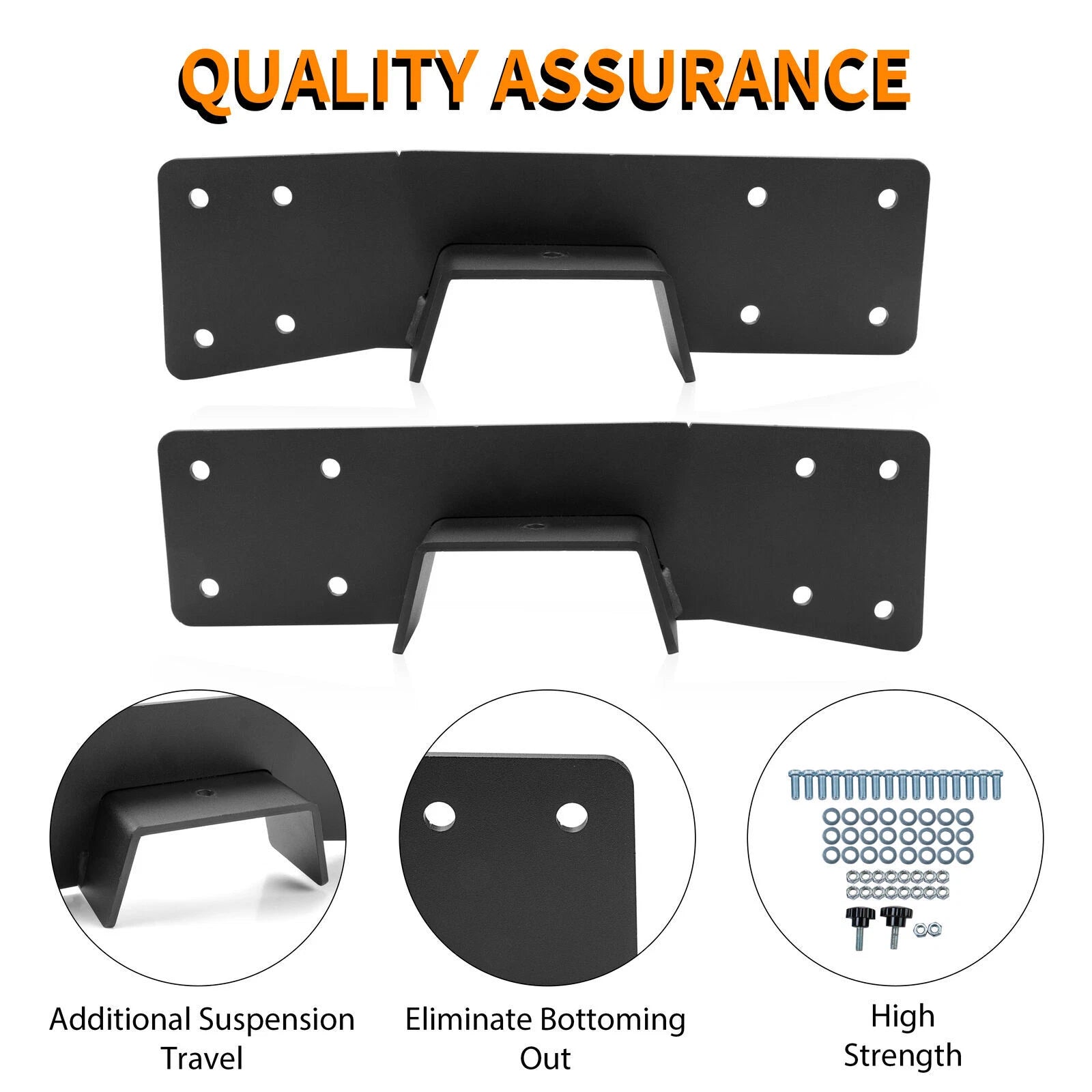 Steel Rear Axle Lowering C Notch Flip Kit for Chevy Silverado 1500 (1999–2006)